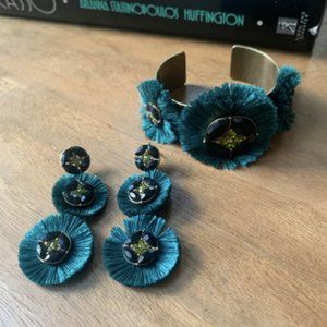 Fan Gemma Fringe Chandelier Stella & Dot Earrings